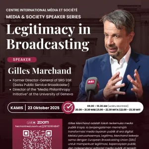 Media & Society Speaker Series: Legitimacy in Broadcasting