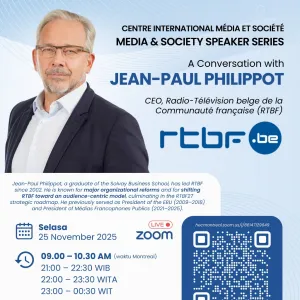 Webinar Centre International Media et Societe : Media & Society Speaker Series