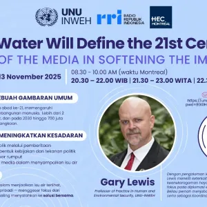 Webinar “How Water will Define the 21st Century – Role of Media in Softening the Impact”