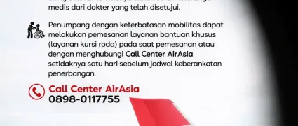 PUSAT LAYANAN ONLINE & WHATSAPP (CALL CENTER) AIRASIA