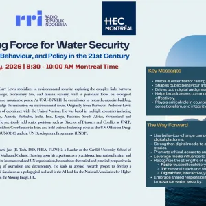 Workshop Media : A Driving Force for Water Security