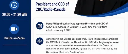 Webinar with Marie-Philippe Bouchard (CEO of CBC Radio-Canada)