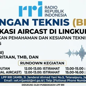 Bimbingan Teknis Penggunaan Aplikasi Aircast